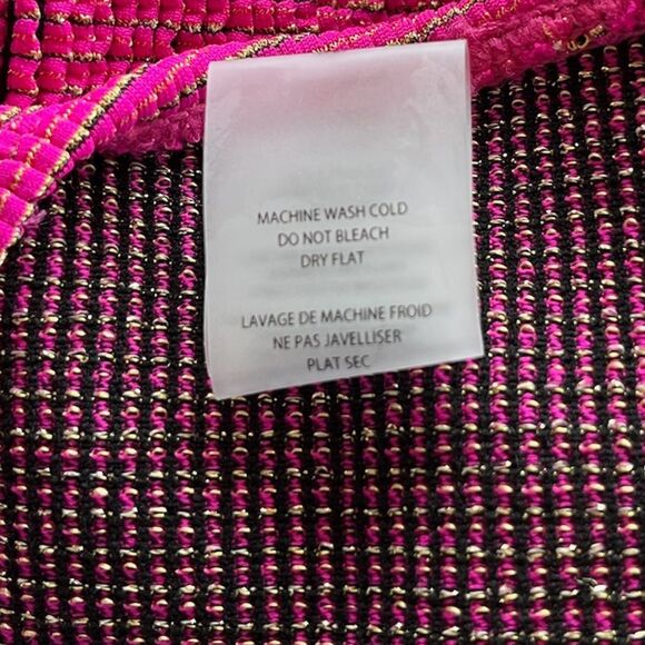 Nwt Good American Always Fits Sculpt Monokini Swimsuit Fuschia Pink Ribbed - Picture 6 of 8